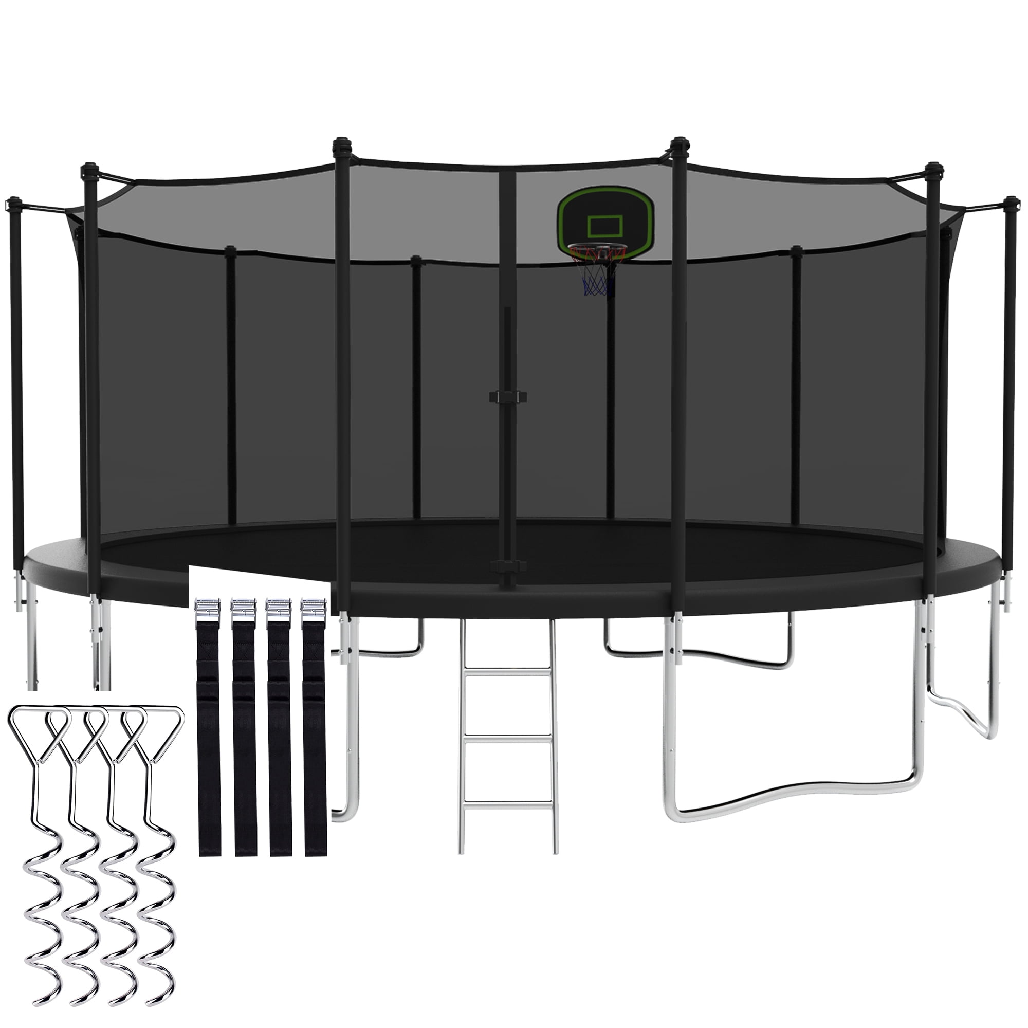 CITYLE Trampoline 12FT 14FT 15FT 16FT 1500LBS Trampoline for Adults