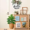 thumbnail image 5 of Artificial Plants Palm Leaves Faux Fake Tropical Large Palm Tree Leaves Imitation Boston Fern Plant Leaf Green Greenery Bushes for Home Jungle Party Decorations (2), 5 of 5