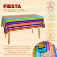 thumbnail image 3 of 4E's Novelty 4 Pack Fiesta Plastic Tablecloth – 54x108 Plastic Tablecloth for Mexican Fiesta Party Decorations, Taco Tuesday, Cinco de Mayo, and Fiesta Celebrations, 3 of 8