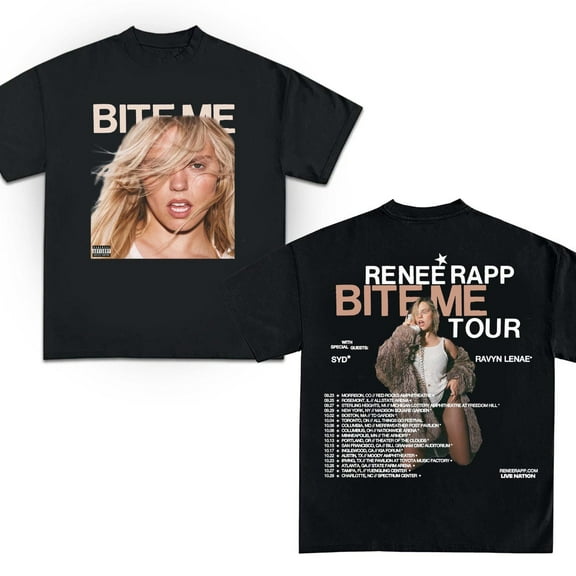 Renee Rapp Bite Me Tour Vintage Shirt, Gift For Woman and Man Unisex T-Shirt