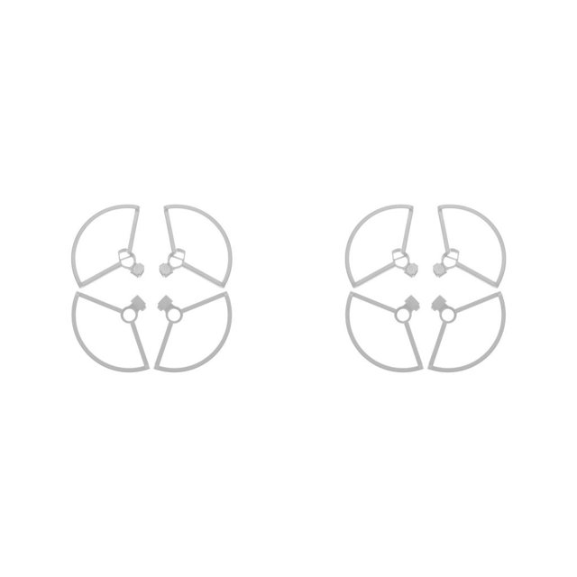 Sidaley 3 juegos de accesorios para Dron de protección de hélice, componente profesional modificado, conjunto de accesorios de protección, reemplazo Plata 2piezas