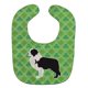 thumbnail image 1 of Babero para bebé Caroline's Treasures Shamrocks Border Collie negro grande BB6428BIB, 1 of 1