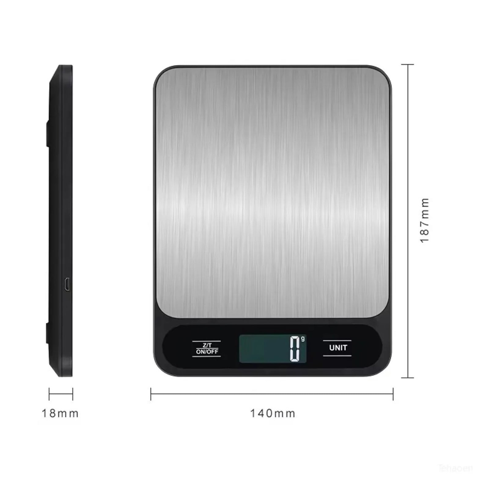 Usb Digital Kitchen Scale Weighing Food Coffee Balance Smart Electronic Digital Scales Food Weight ,High-Precision Weighing Technology