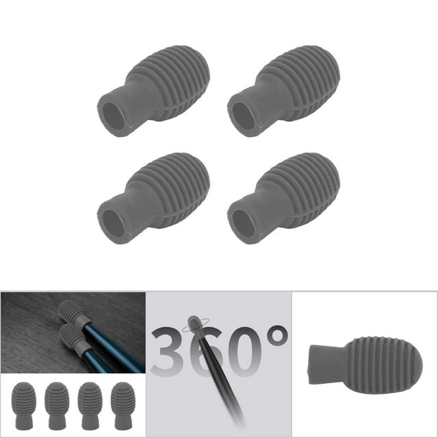 Drum Stick Practice Tip with Portable Silicone Mute 4Pcs Drumstick for Beginner Practicing