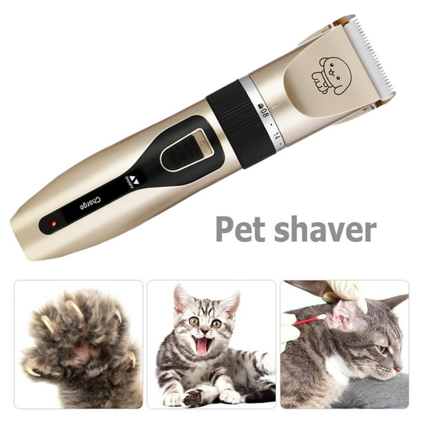 Cortadora de pelo para perros y gatos, Kit de aseo, máquina cortadora de pelo de bajo ruido, accesorios para mascotas