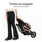 Baby Stroller Reversible Baby Pushchair with Cup Holder,Storage Bag,Foldable Baby Carriage for Newborns to Toddlers,Unisex