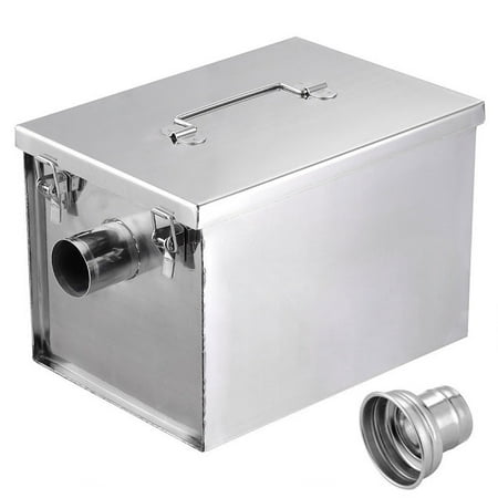 Commercial 8lb 5gpm Gallon Per Minute Grease Trap Stainless