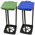 thumbnail image 2 of Portable Trash Bag Holder- Collapsible Trashcan for Garbage and Indoor / Outdoor Use By Wakeman Outdoors- Ideal for Camping Recycling and more (Green), 2 of 11