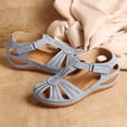thumbnail image 7 of NOKIO Fashion Shoes for Women Casual Hollow Closed Toe Sandals Summer Ankle Strap Wedge Shoes Vintage Platform Shoes Sandals, 7 of 7