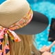 thumbnail image 2 of 10 Uds gorra con protección solar visera deportiva sombrero visera ala ancha gorras para el sol visera, 2 of 5