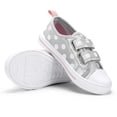 thumbnail image 3 of Kushyshoo Kids Canvas Sneakers Silver Dots Size 12 Little Girls' Shoes, 3 of 8