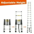 thumbnail image 5 of 300LBS Heavy Duty 10.5FT Telescoping Ladder - Aluminum Alloy Folding Extension Ladder Portable Multi-Purpose for Indoor Outdoor Work, 5 of 10