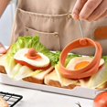 thumbnail image 5 of Juaoua Silicone Dual Shape Egg Rings,Egg Mold Double Sided Fryer for Round and Square Egg,Non-stick Integrated Egg Shaper,Reusable Breakfast Kitchen Gadget for Fried Eggs,Pancakes & Sandwiches, 5 of 7