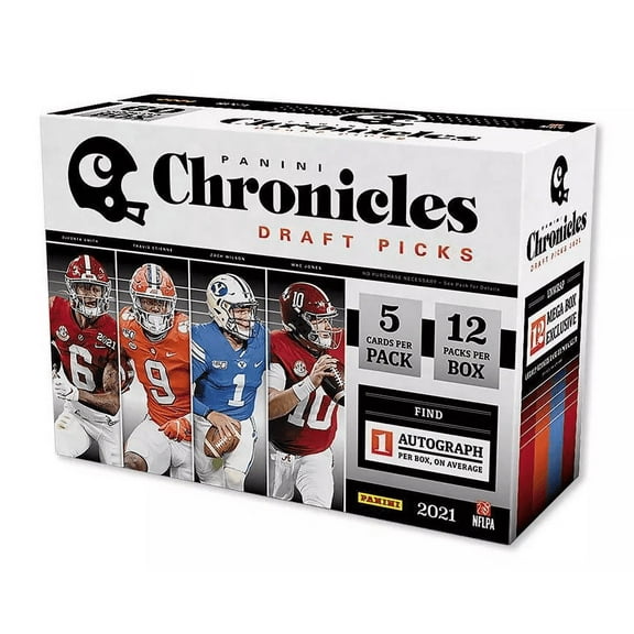 2021 Panini NFL Chronicles Draft Pick Football Trading Card Mega Box