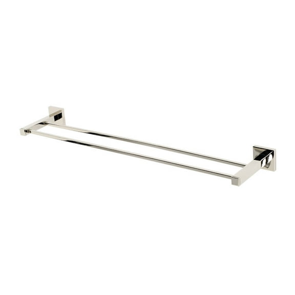 Alno Contemporary II 24" Double Towel Bar - Polished Nickel