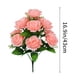 thumbnail image 3 of Decoración para el día de San Valentín, flores falsas de plástico de seda, arte floral de simulación, flores rústicas, arreglo de adornos florales, decoración para el día de San Valentín, rosas, ramo, 3 of 6