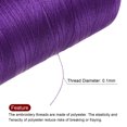thumbnail image 4 of Unique Bargains Polyester Embroidery Thread Thread Spools Savers Kit, Deep Purple Blue, 4 of 6