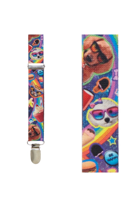 SuspenderStore Pets & Snacks Suspenders - 1-Inch Wide Elastic - Clip - 2 Sizes
