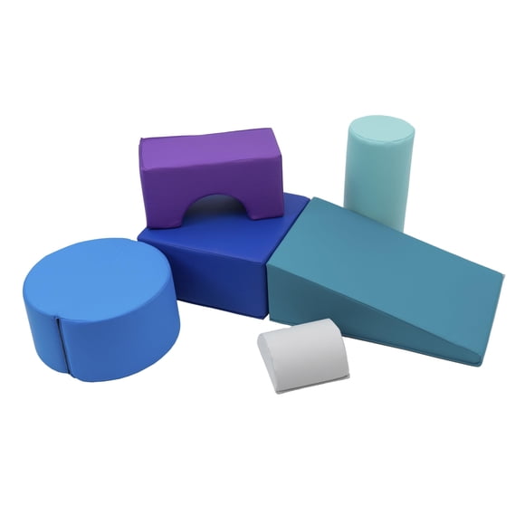 FDP Ensemble de Jeu Polyvalent SoftScape pour le Jeu et l'Escalade pour Nourrissons et Tout-Petits 10 m-2 A; Grimpeur et Jeu de Blocs, Apprendre la Motricité Globale à la Maison Ou en Journée