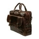 thumbnail image 3 of Maletín Unisex de Piel CASTELLI LEATHER AUTHENTIC Café, 3 of 4