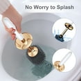 thumbnail image 6 of Lefree Silicone Toilet Bowl Brush Caddy Holder Bathroom Cleaning Set 2 Pack, 6 of 7