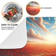 thumbnail image 2 of Red Poppies Dish Drying Mat Dish Drainer Rack Mats Water Absorbent Non-Slip Easy Clean Heat Resistant for Kitchen Counter, 2 of 8