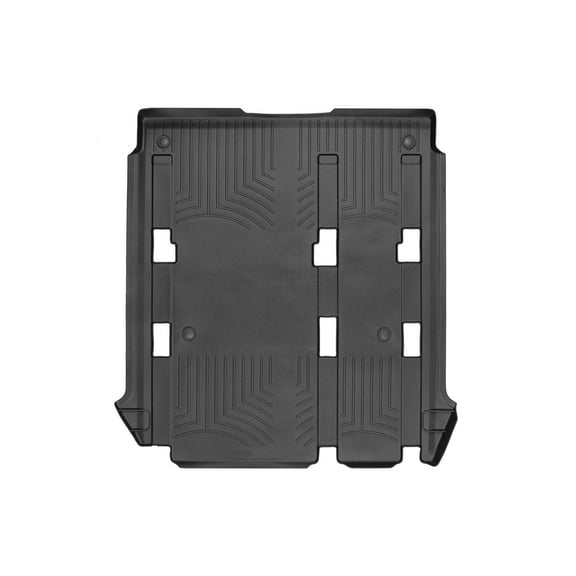 WeatherTech Custom Fit FloorLiners compatible with 2016-2023 Mercedes Metris - One piece - 2nd and 3rd row coverage, Black