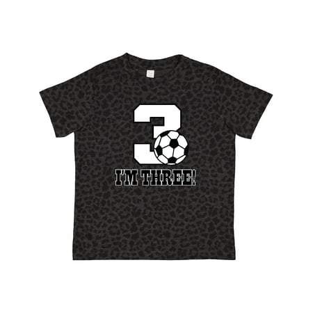 

Inktastic 3rd Birthday Soccer Gift Toddler Boy or Toddler Girl T-Shirt
