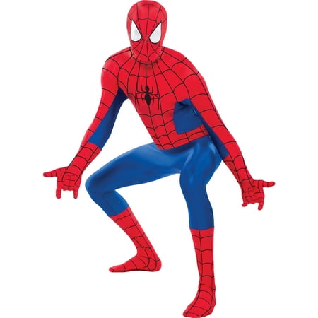 Costumes USA Spider-Man Partysuit for Adults, Includes a Spandex Partysuit with Convenient Double Zippers
