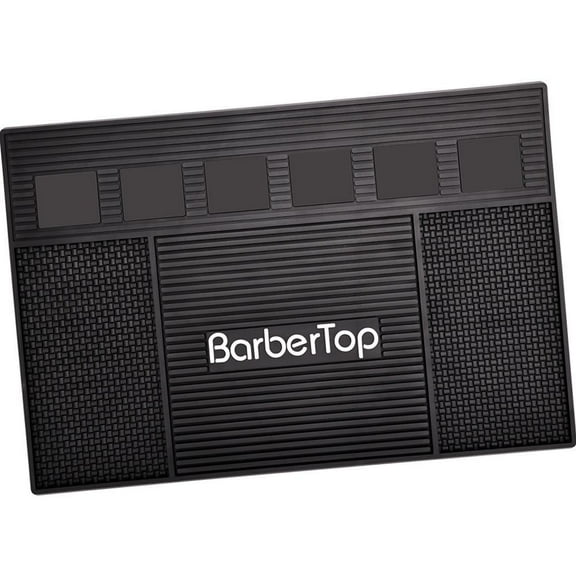 hengtong Barber Tool Organizer Mat Barbershop Work Station Pad Silicone Salon Mat Heavy