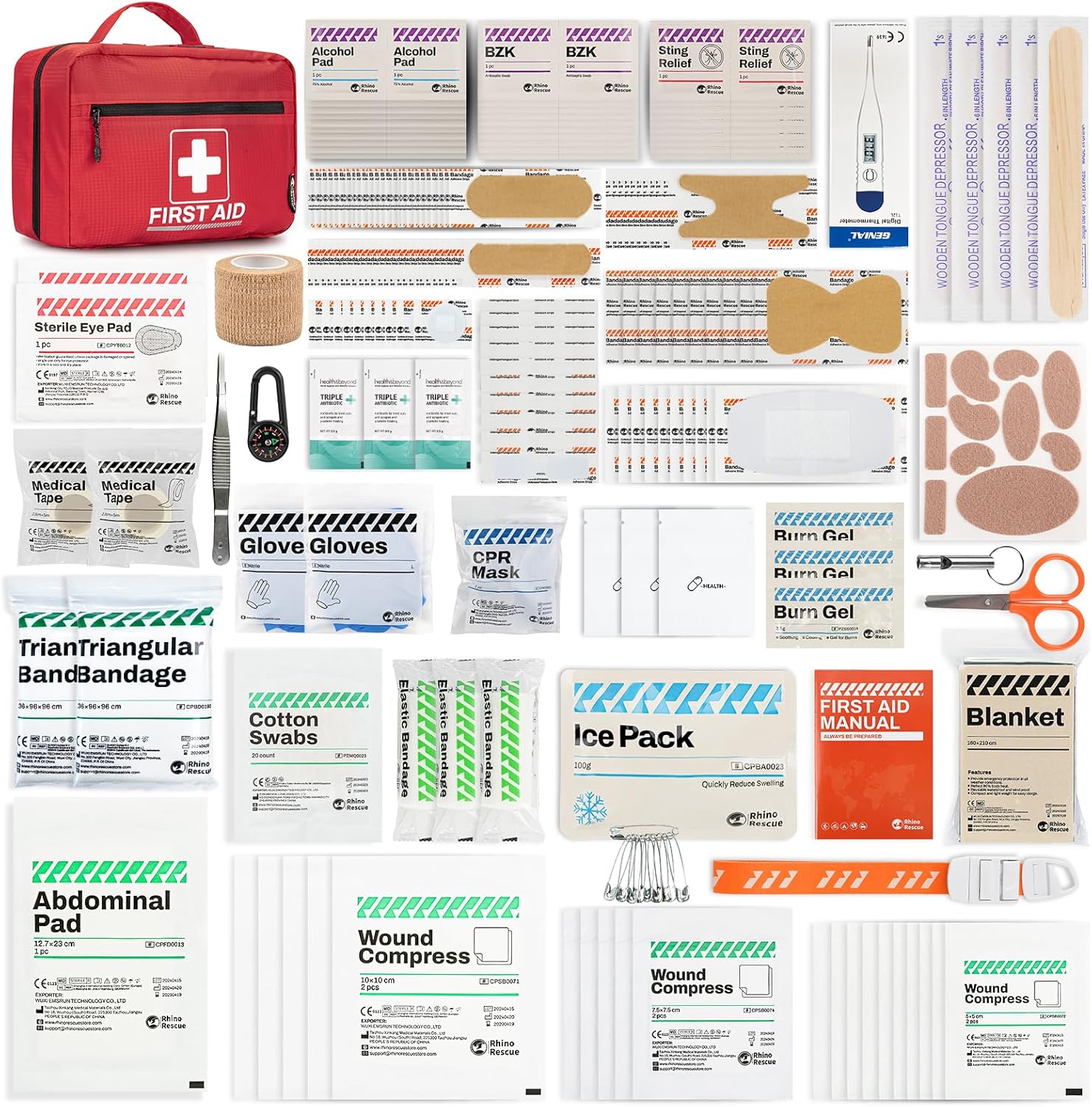 Rhino Rescue All-Purpose First Aid Kit 240 Piece photo 2