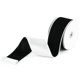 thumbnail image 1 of Cinta MAYREEL Bicolor Negra y Blanca Reversible de 6,35 cm de Ancho, 1 of 9