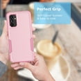 thumbnail image 5 of For Samsung Galaxy A13 4G Case ,Sturdy Phone Case for Galaxy 13 5G 6.5 inch ,Takfox Shockproof Protection Heavy Duty Armor Hard Plastic & Rubber Rugged Bumper 2-in-1 Case Cover ( Rose Gold ), 5 of 6