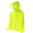 thumbnail image 2 of Men’s UPF 50+ Fishing Hoodie, Full Coverage Sun Protection Fishing Shirt with Face Mask for Anglers Big and Tall Size XS-3XL Yellow, 2 of 5