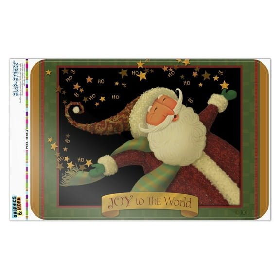 Christmas Holiday Santa Joy to the World Home Business Office Sign