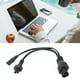 thumbnail image 4 of Cable De Alimentación Divisor C6 A C5 C7 Y, Carcasa De PVC Plug And Play C6 Macho A C5 C7 Hembra, Cable Adaptador Para Impresora De Monitor De Computadora, 4 of 7