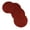 Burgundy, variant on Eden Woven Braided Velvet Table Placemats 15 Inches Round Set of 4 Non-Slip Dining & Kitchen Table Mats Chocolate