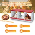thumbnail image 2 of Cherish Chicken Nesting Box, Easy Egg Collection Large Vented Holes Chicken Coop Equipment with Vented Holes, Heavy Duty Chicken Nesting Boxes for Hens, Rabbits, Ducks, 2 of 8
