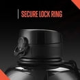 thumbnail image 6 of Squatz 2300 mi 78 oz Poseidon Water Bottle Series Sports Big Volume Wide Mouth Opening, (Black), 6 of 6