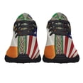 thumbnail image 5 of Irish Celtic Knot Cross St Patrick's Day Shoes Sneakers Black Size 5, 5 of 7