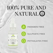 Skin Deva 100% Pure Hyaluronic Acid Facial Serum, Deep Hydration & Anti-Aging Skincare for All Skin Types, Day and Night Use, 1 fl oz