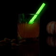 thumbnail image 6 of GIR Get It Right 2 Pack Kids Reusable Silicone Straws Glow In The Dark with Travel Case & Cleaning Squeegee, BPA Free Drinking Straws, 5.5"L, Citrus, 6 of 9