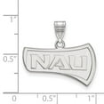 thumbnail image 2 of Sterling S. Rh-plated LogoArt Northern Arizona University Medium Pendant; for Adults and Teens; for Women and Men, 2 of 2