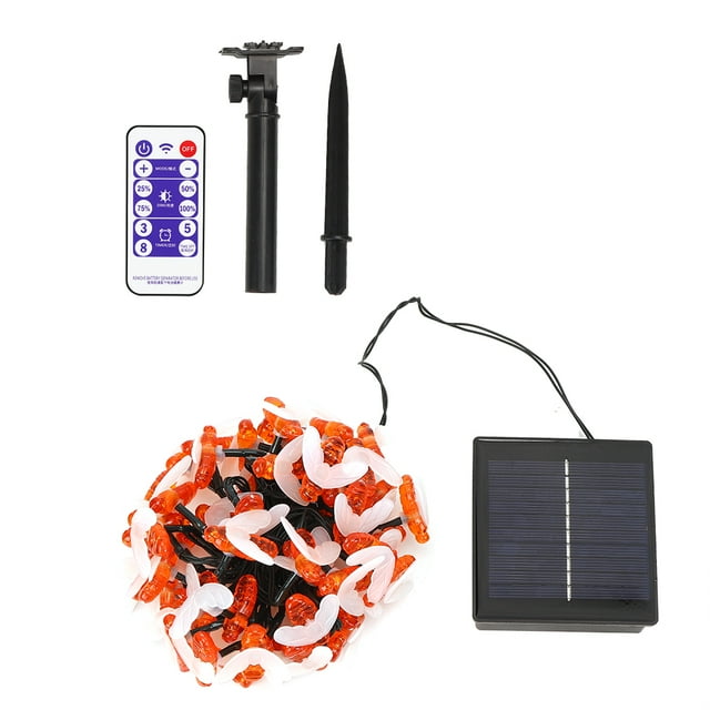 Luces de Cadena de abeja NikouMX 50 luces LED solares impermeables
