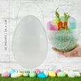 thumbnail image 6 of Cornucopia Brands Jumbo Plastic Easter Eggs (4-Pack, 10-Inch); Giant Clear Egg-Shaped Buckets w/ Handles, 6 of 9