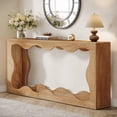 thumbnail image 7 of Finmind 63 Inches Farmhouse Console Table with Storage, Couch Table Behind Sofa, 7 of 7
