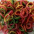 thumbnail image 2 of Amelia Beauty | 1/2in, Brights Neon Mix, Elastic Rubber Band Pony Tail Holders | Made in USA, Ideal for Ponytails, Braids, Twists, Dreadlocks, Styling Accessories for Women, Men and Girls | 500 Pack, 2 of 5