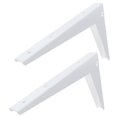 thumbnail image 4 of 2 Unids ángulo Corchetes , Tirantes De Esquina de material acero Inoxidable Para Householod Estantería pequeña sala Soporte De Bricolaje 10 pulgadas, 4 of 9