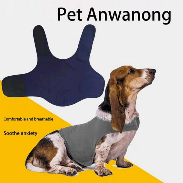 Dog Anxiety Jacket Dog Anxiety Calming Wrap Dog Anxiety Shirt Calming Compression Shirt Soothes Muscles Adjustable Vest Wrap Shirt for Dogs Walmart