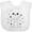 AA-White, variant on Inktastic Happy Halloween Spooky Skeleton and Stars Boys or Girls Baby Bib